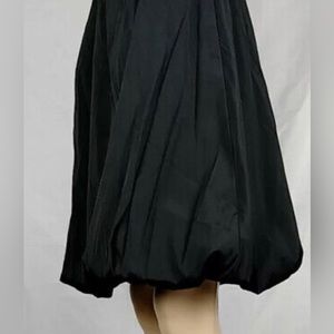 WHITE HOUSE BLACK MARKET Black Bubble Hem Strapless Cocktail Dress Size 2